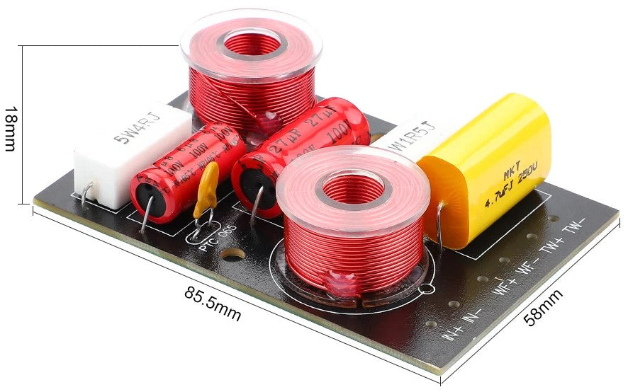 2 Way 200 watt Crossover – PQSound