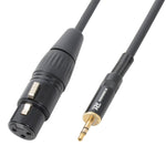 Cable signal 3.5 TRS - XLR FeMale