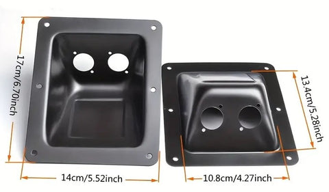 Back plate Dished metal