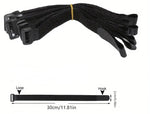 Cable organizer 25 x 300mm Black
