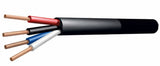 SPEAKER CABLE FILO 4CORE 2.5MM BLACK 100Mtr