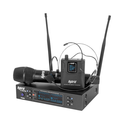 Hybrid U-DVFE Dual UHF Hand & headset