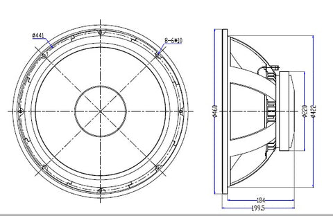 18  Inch 600 Ferrite B3