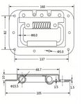Heavy-Duty Spring-Loaded Handle, 8mm