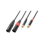 Signal cable 2 - XLR Male - 2 - RCA PLUG