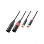 Signal cable XLR Female -RCA 1.5Mtr