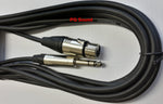 Signal cable XLR Female - Stereo Jack