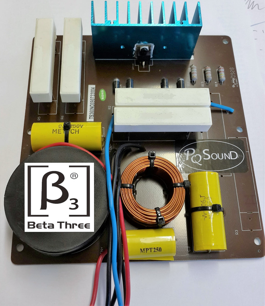 2 way 300w RMS Crossover Beta Three – PQSound
